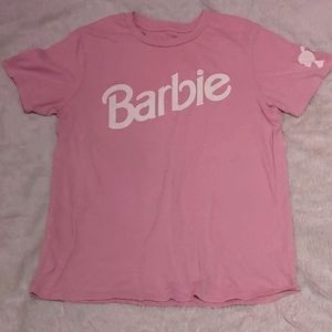 baby pink Barbie tee